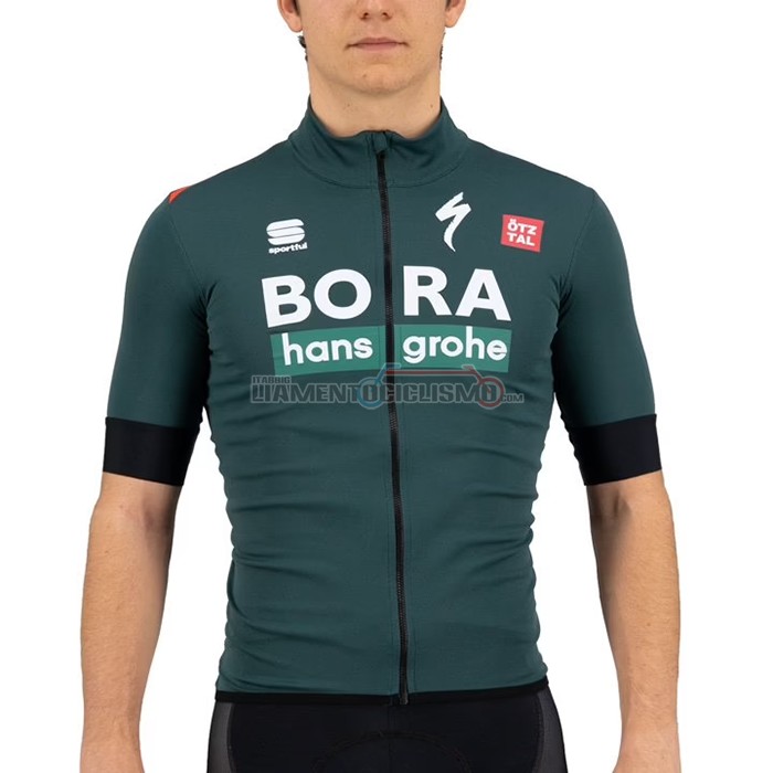 Abbigliamento Ciclismo Bora-Hansgrone Manica Corta 2021 Verde